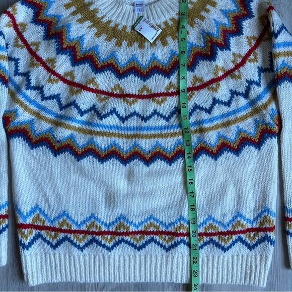 Simons Fair Isle Crew Neck Sweater - Picture 5 of 7